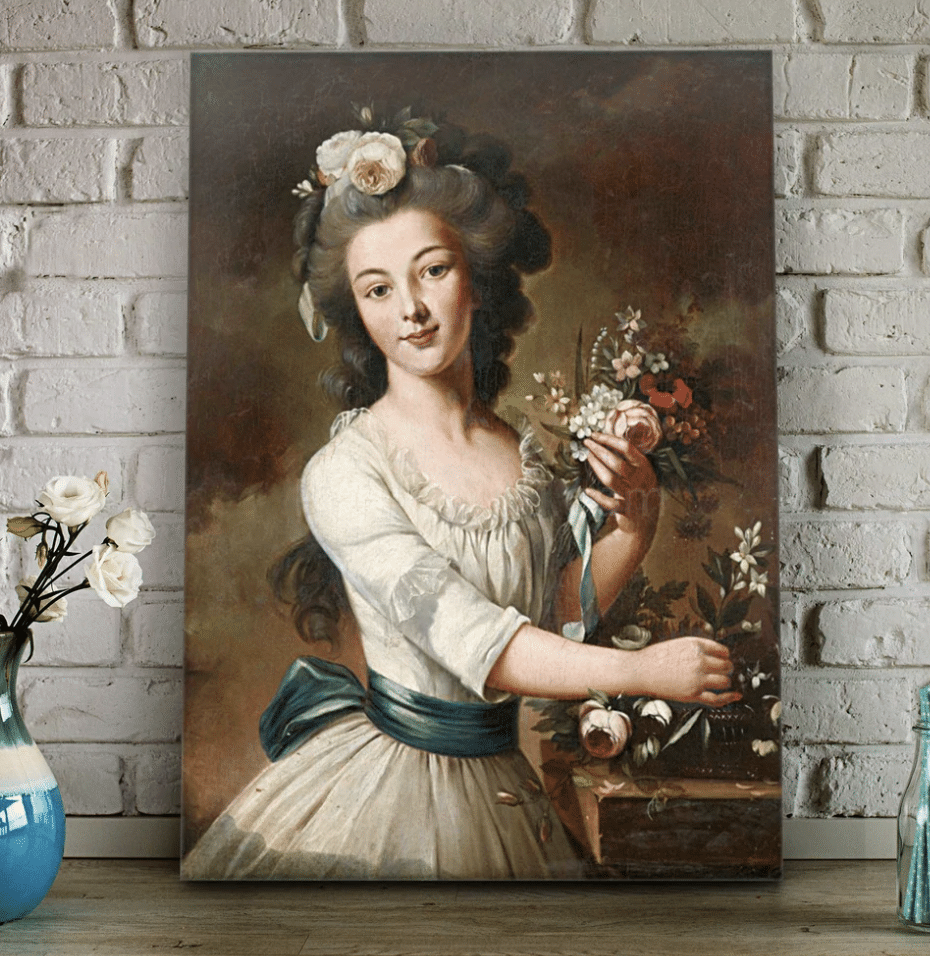 18th-Century French School Custom Portrait