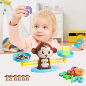 HOONEW Monkey Balance Cool Math Game STEM Montessori Preschool