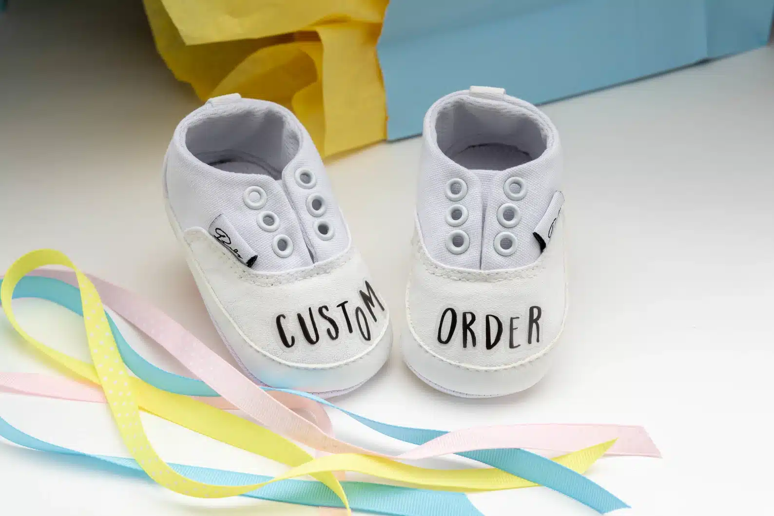 Custom Handpainted Baby Shoes