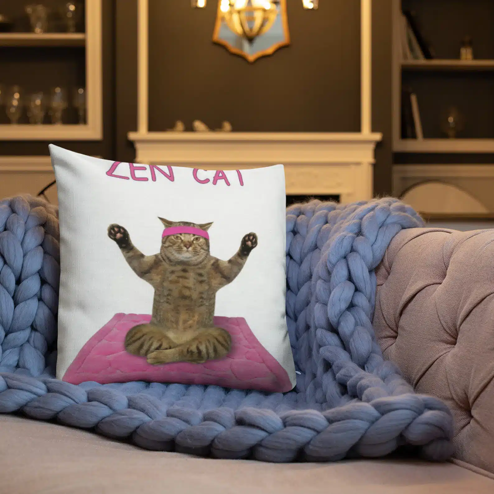 Zen Cat Premium Pillow