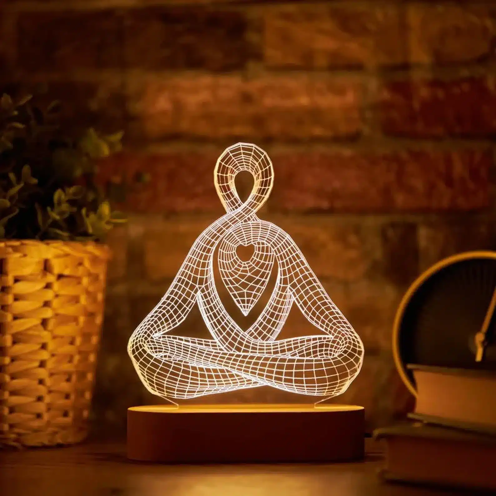 Yoga Gifts Night Light Led Lamp