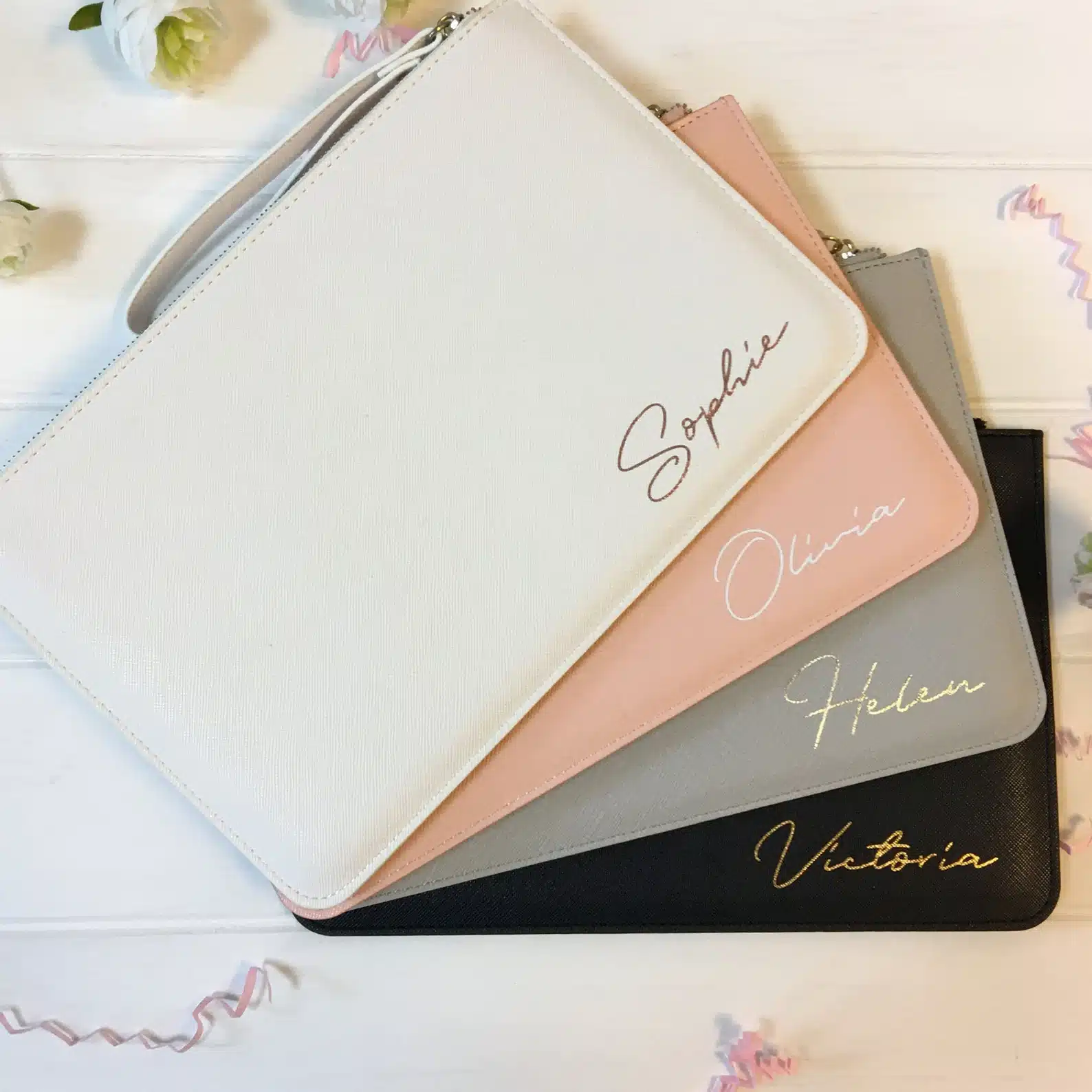Birthday Gift for Her Personalised Clutch
