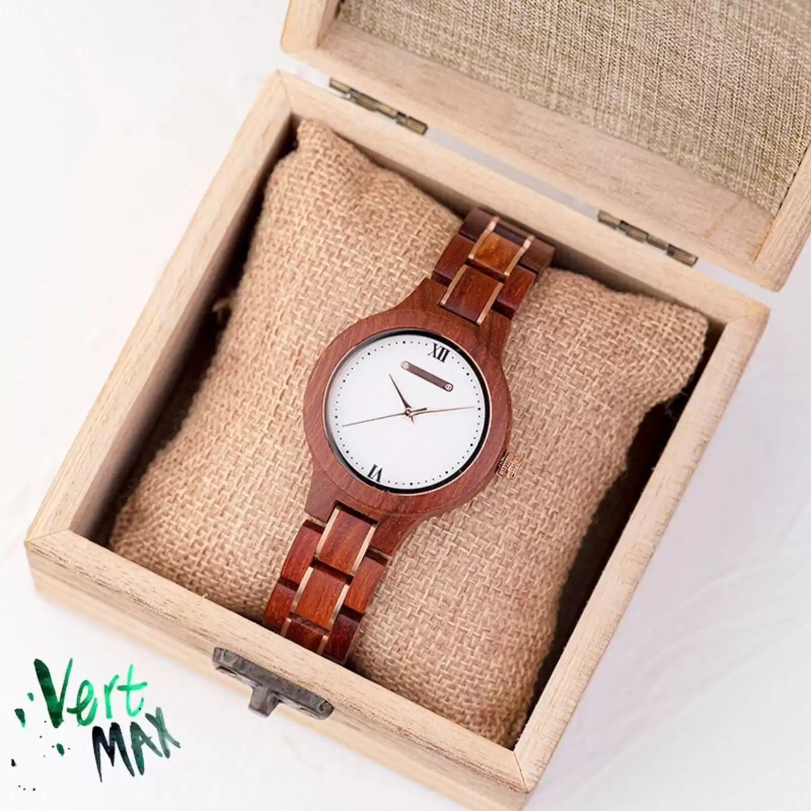 Personalized Gifts for Mom Wood Watch