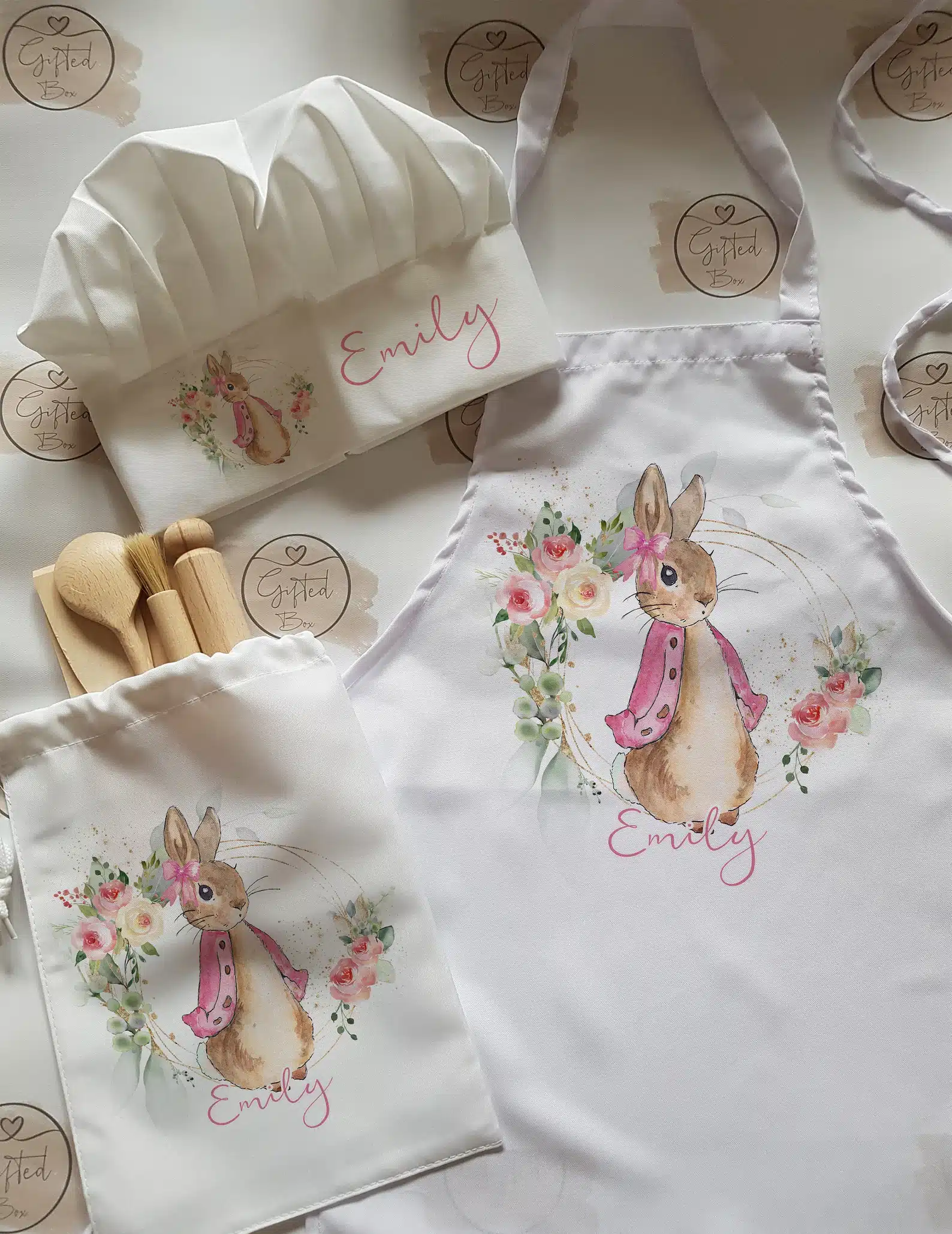 Peter Rabbit Personalised Kids Baking Set
