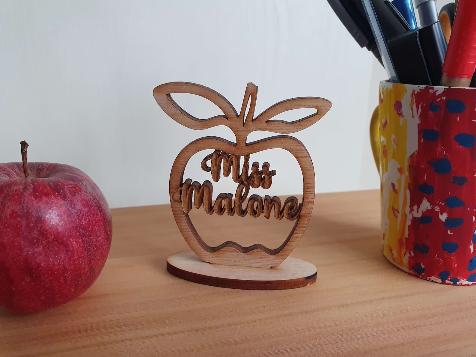 Standing Apple Teachers Gift