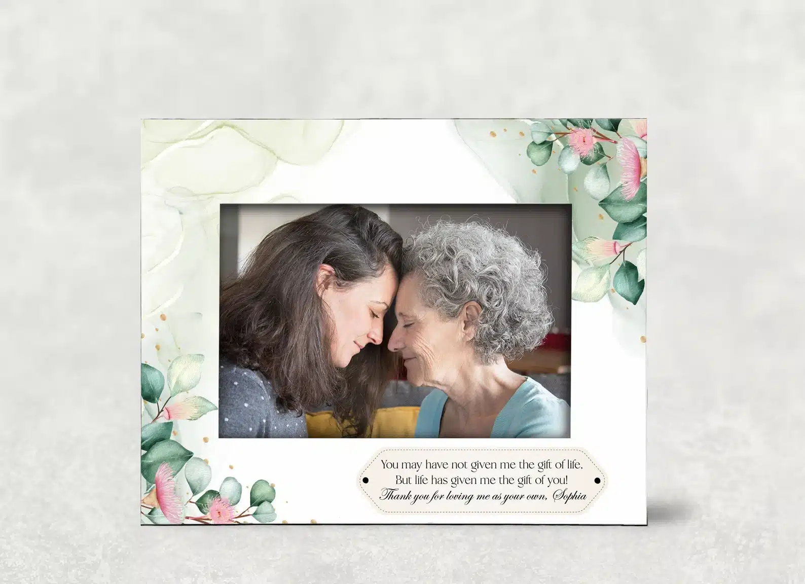Personalized Bonus Mom Gift Picture Frame