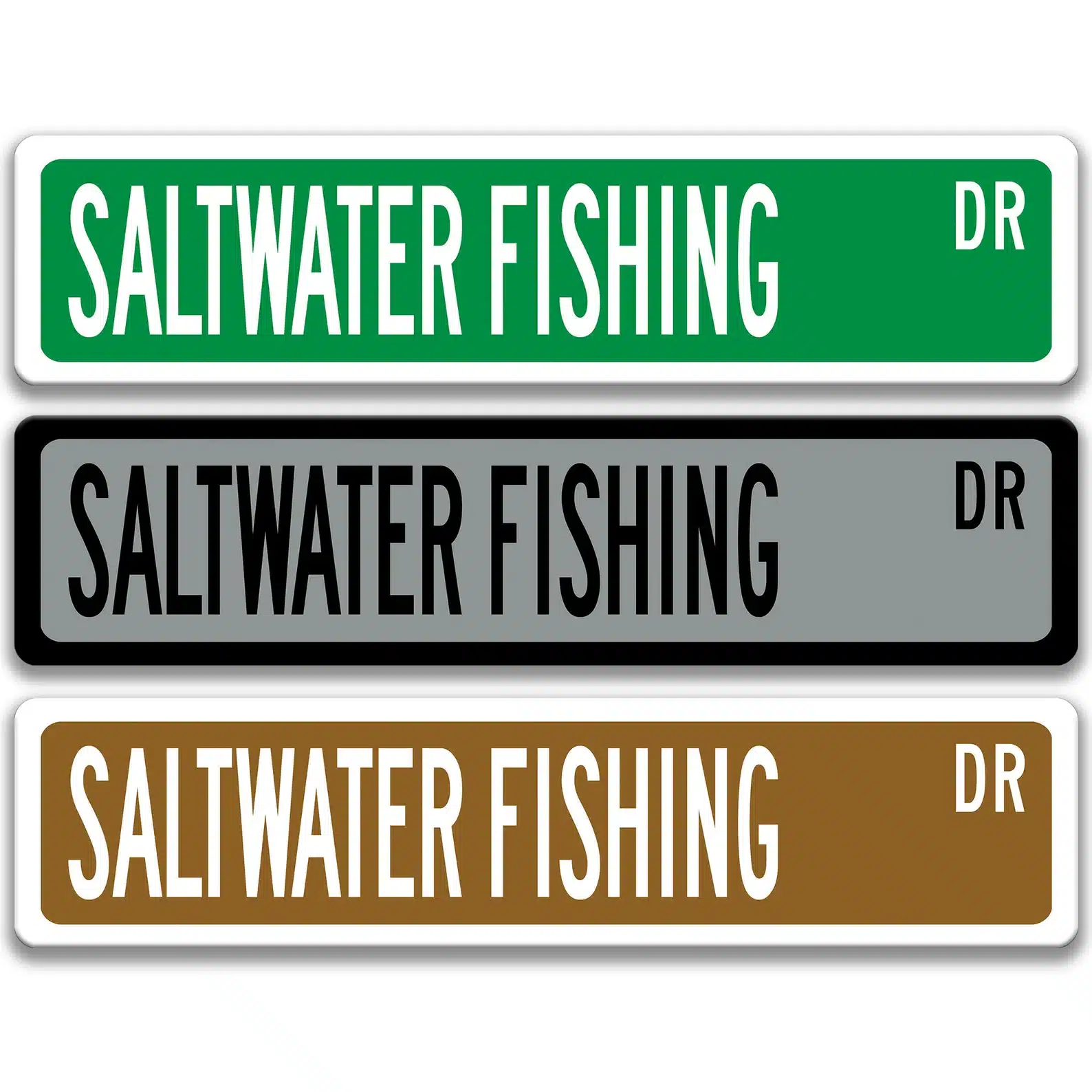 Saltwater Fishing Sign