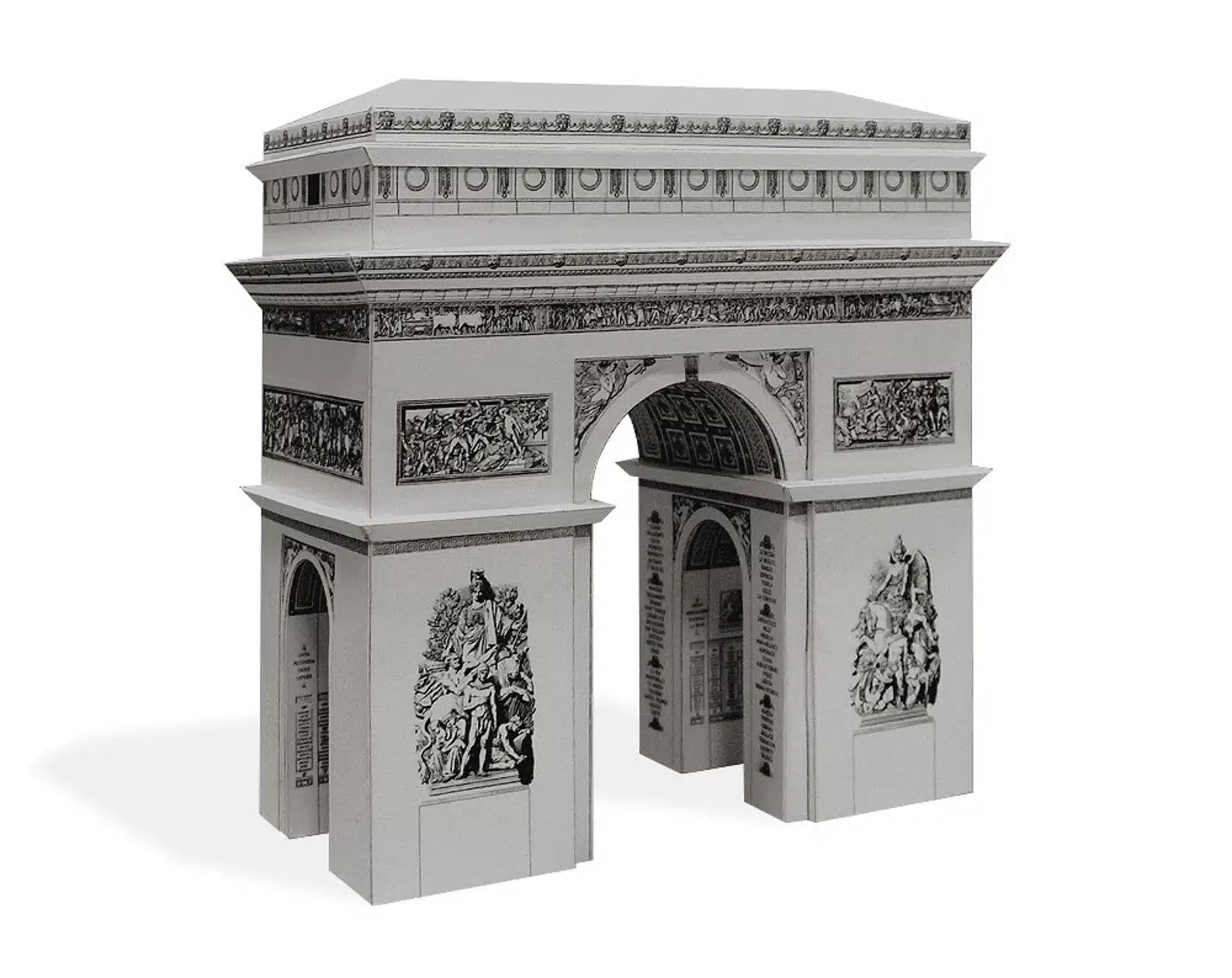 Architecture Paper Model Kit Crafting