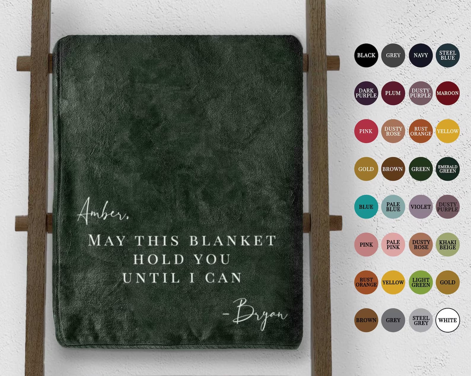 Personalized Blanket LDR Gift