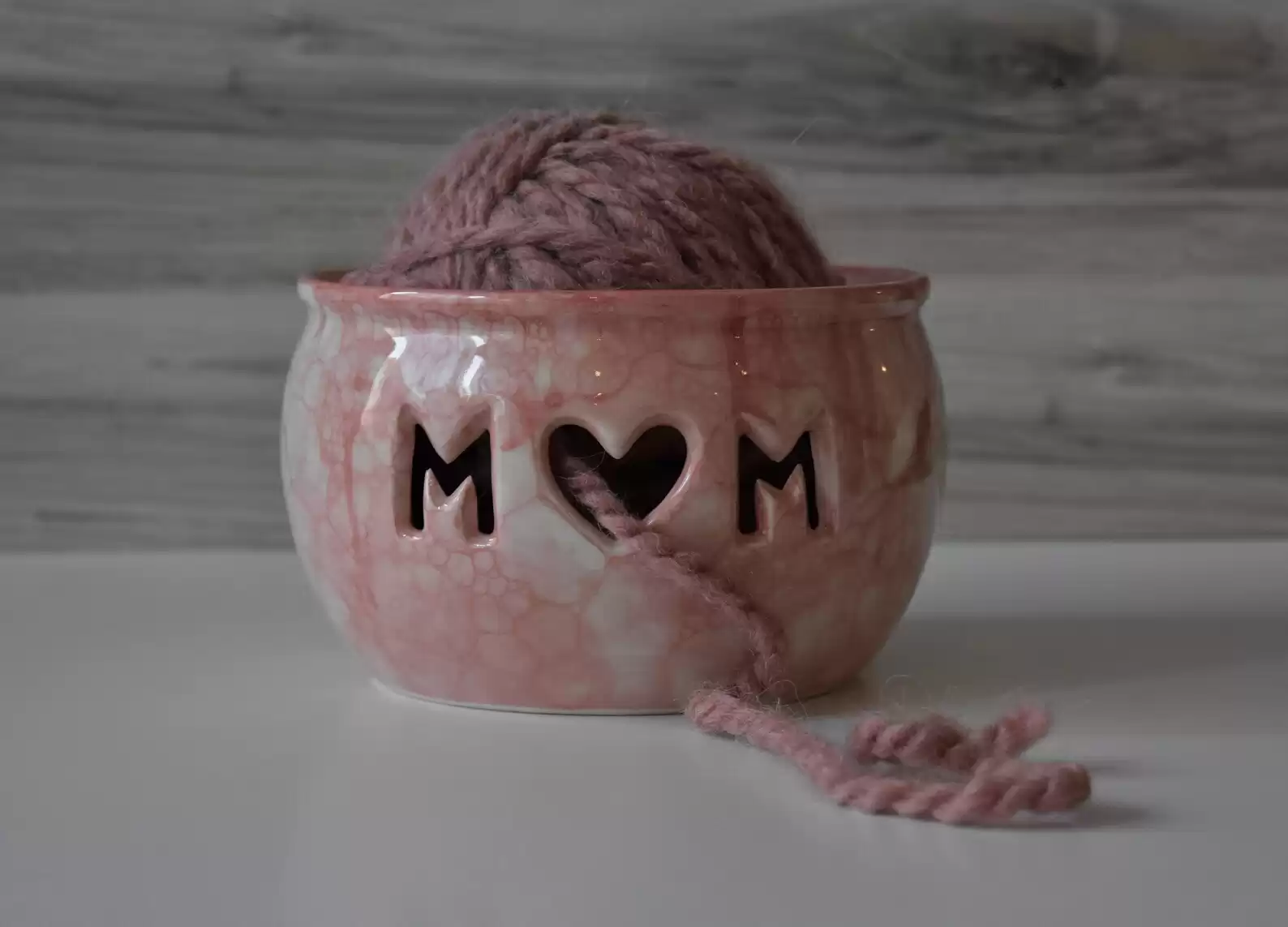 Mothers Day Gift Knitting Bowl
