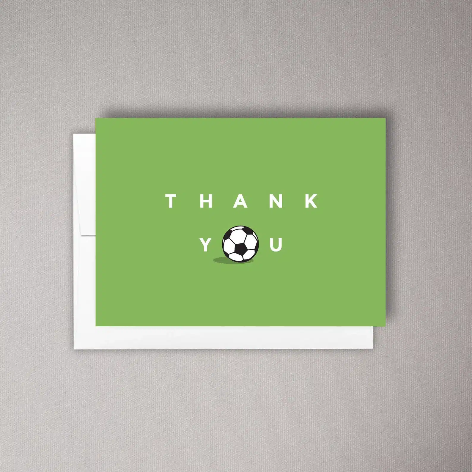SOCCER THANK YOU Card