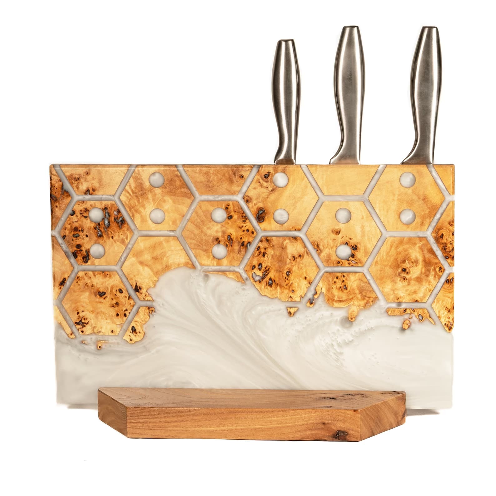 Luxury Resin Magnetic Knife Block