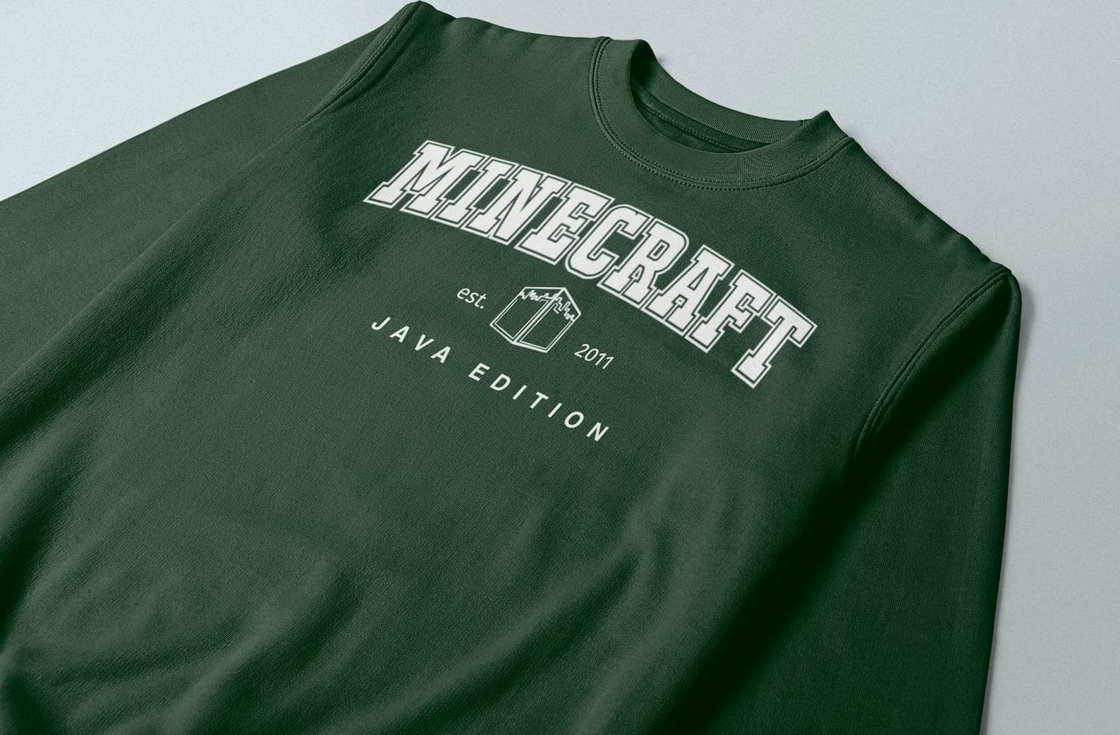 Minecraft Crewneck Sweatshirt Java Edition