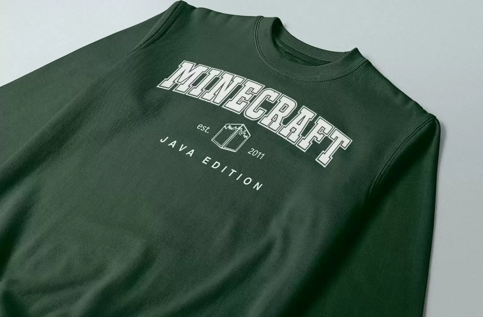 Minecraft Crewneck Sweatshirt Java Edition