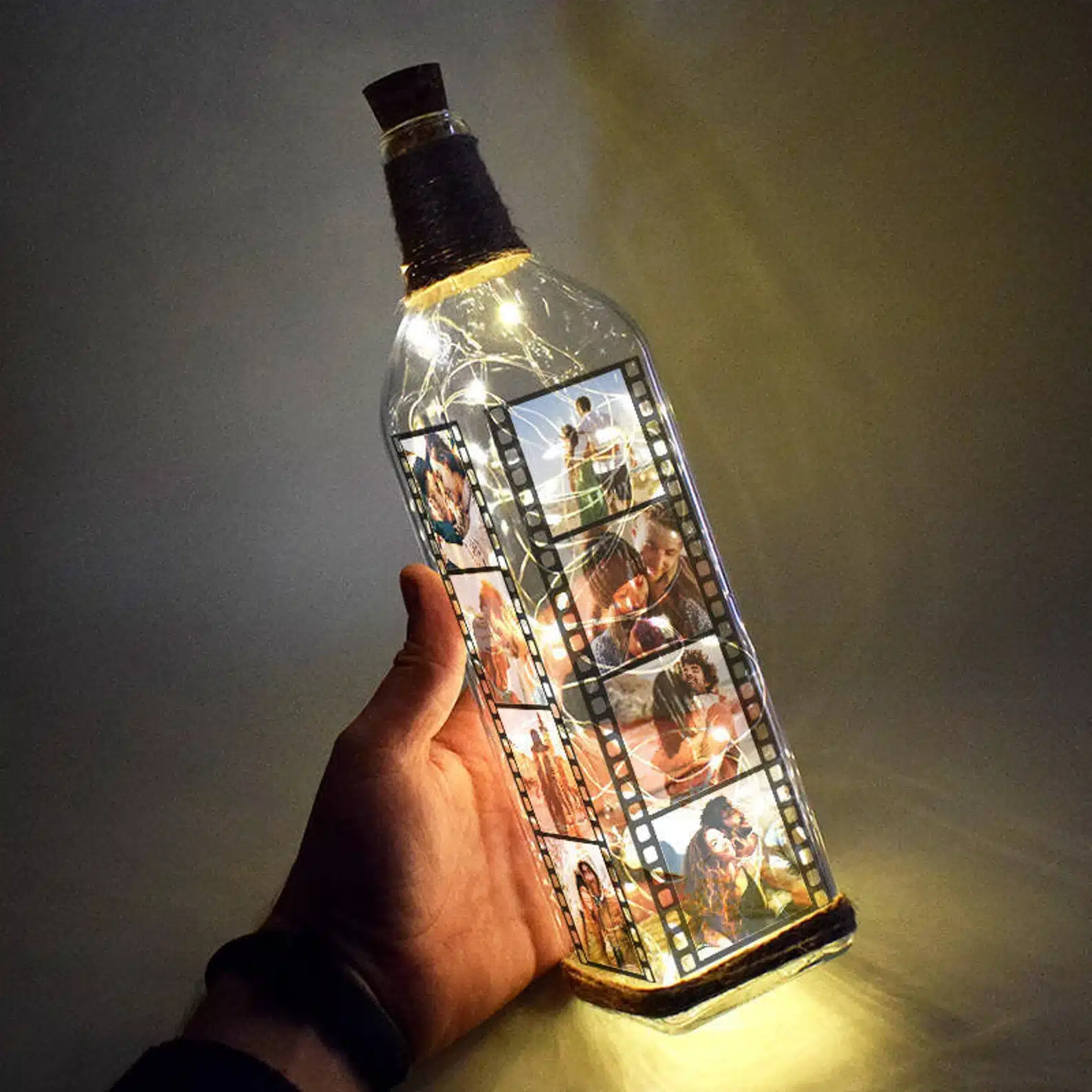 Film Strip Decorative Bottle Lamp