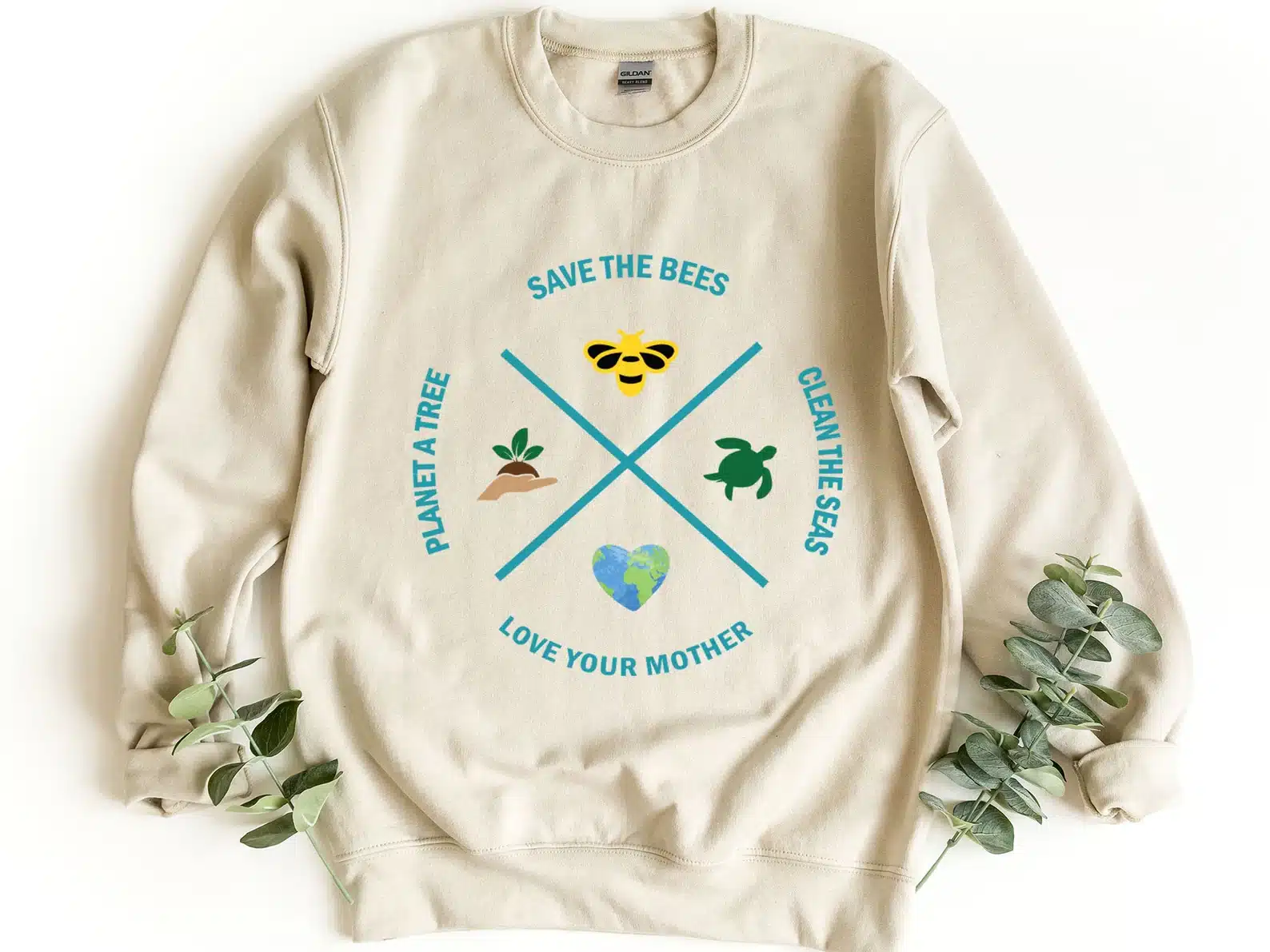Earth Day Sweatshirt Save the Planet