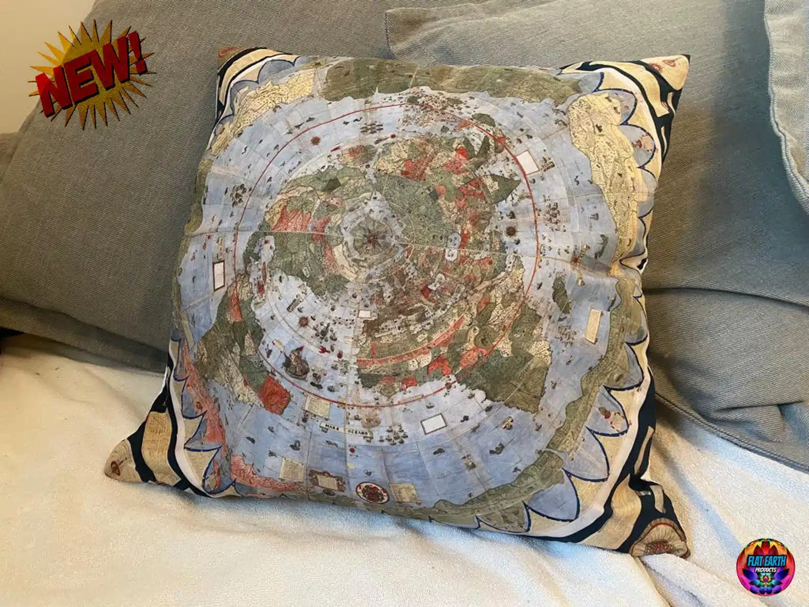 Cover Planisphere Map Earth