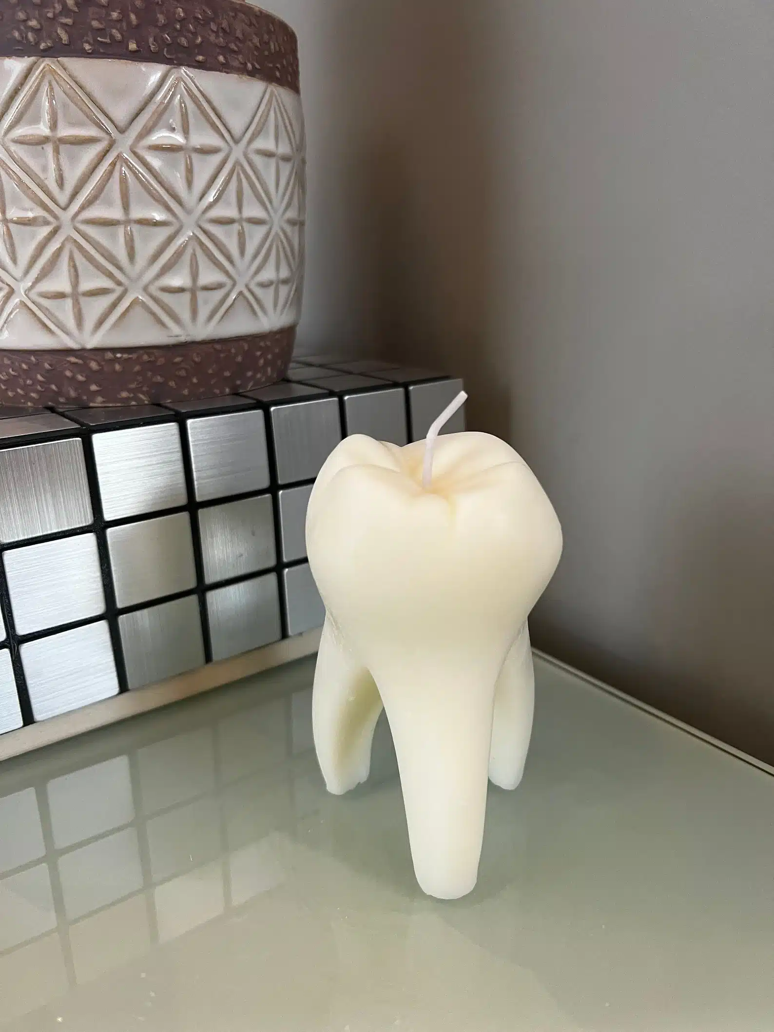 Large Tooth Candle