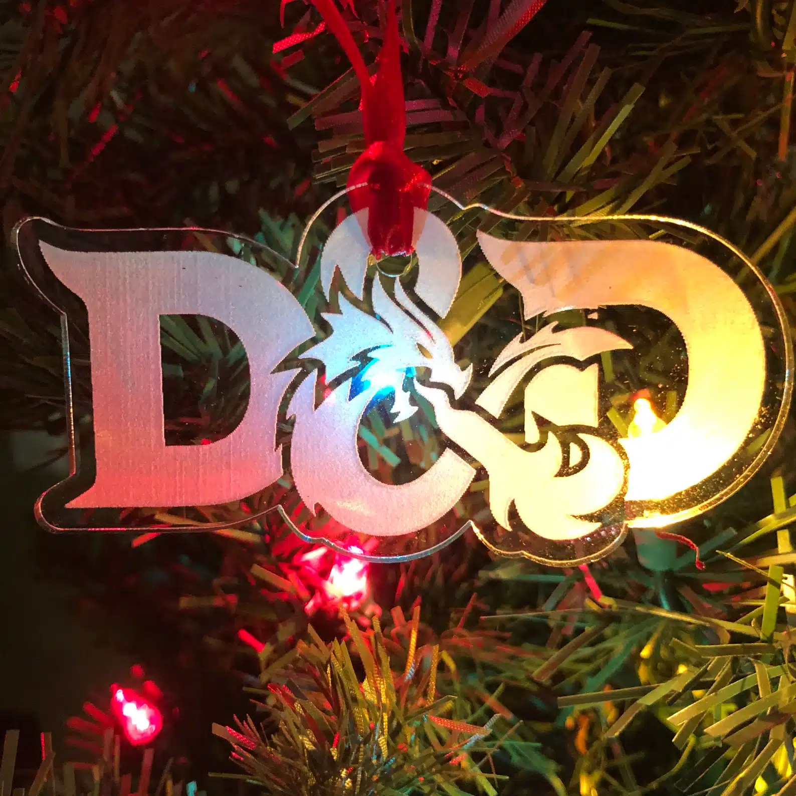 Acrylic Christmas Tree Ornament