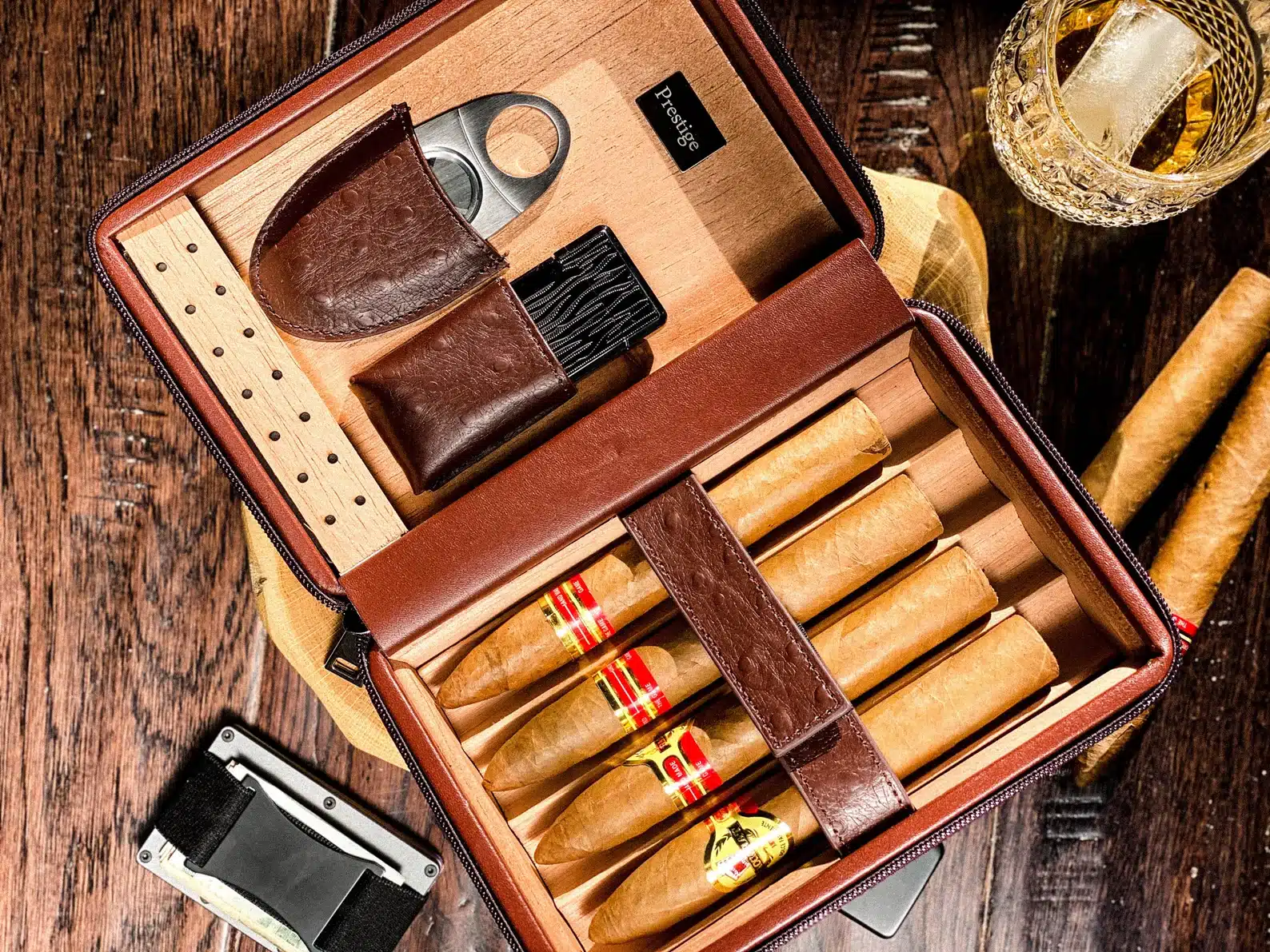 Personalized Cigar Set Gift for Men