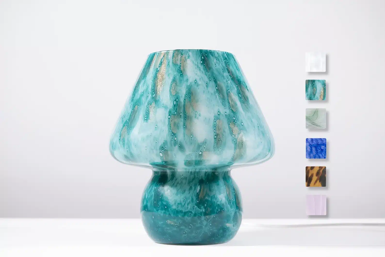 Mushroom Lamp in Murano Glass Epigeo
