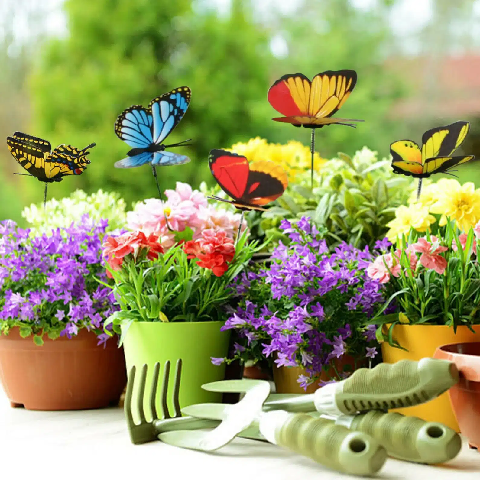 Butterfly Garden Stakes Ornaments