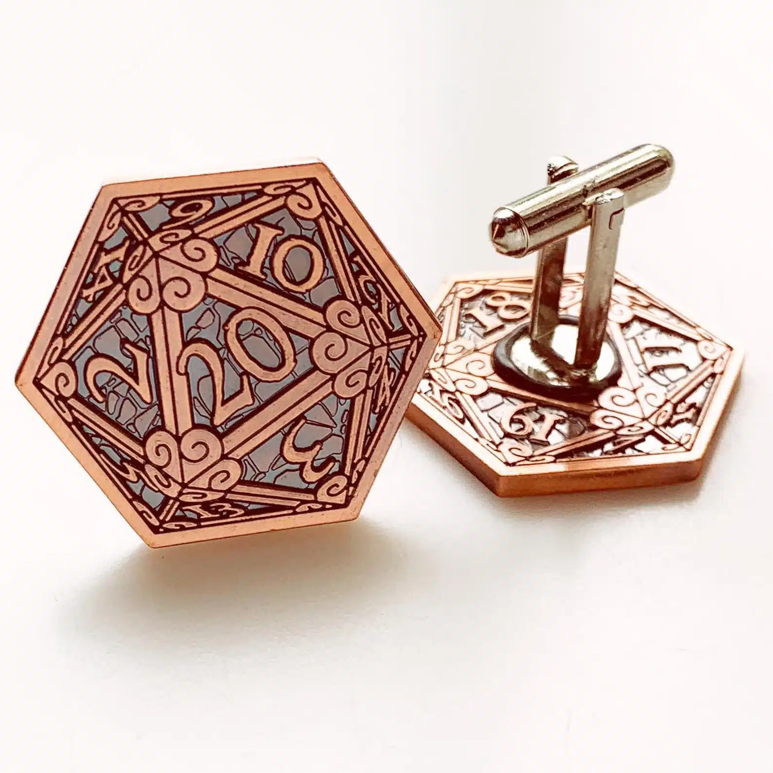 D20 Cufflinks Dungeons and Dragons