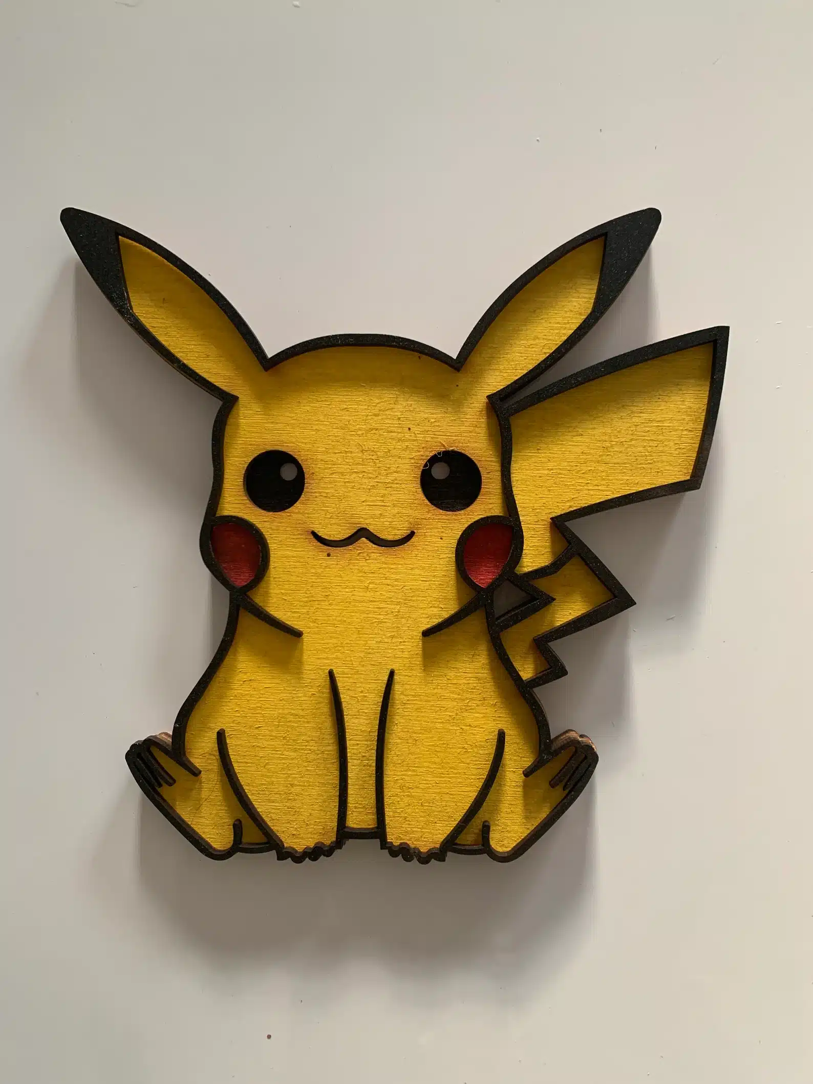 Wooden Decor Pikachu