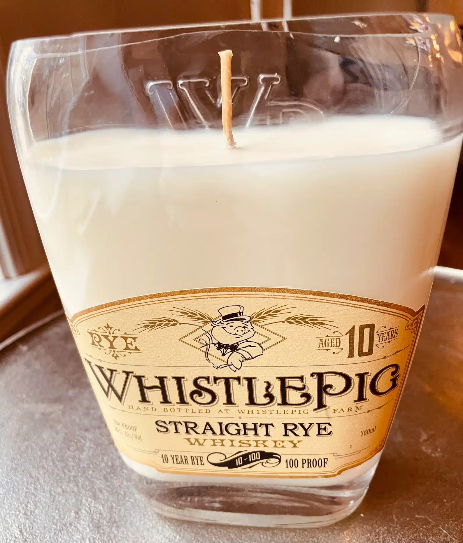 Rye Whiskey Candle Old Fashioned Scent