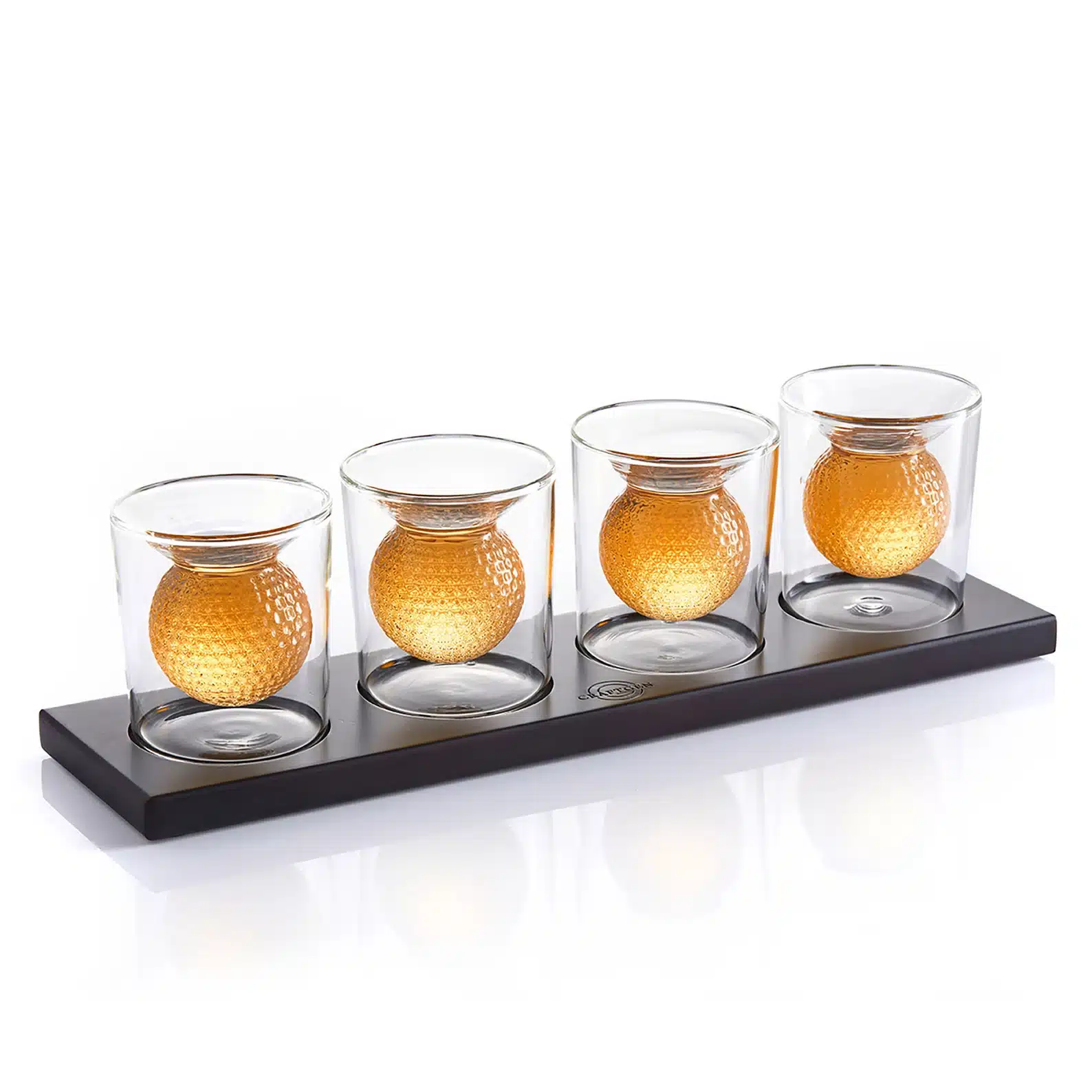 Golf Whiskey Tasting Glasses Set of 4