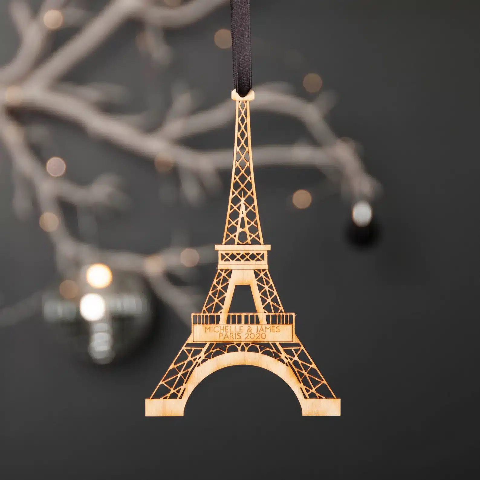 Eiffel Tower Christmas Tree Decoration