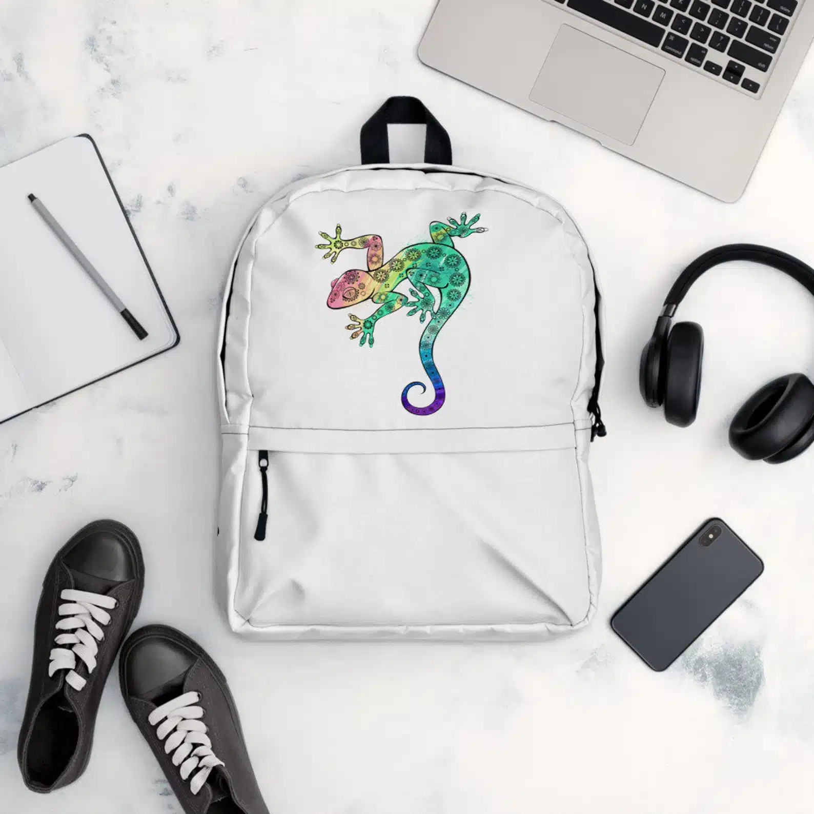 Vibrant Lizard Backpack