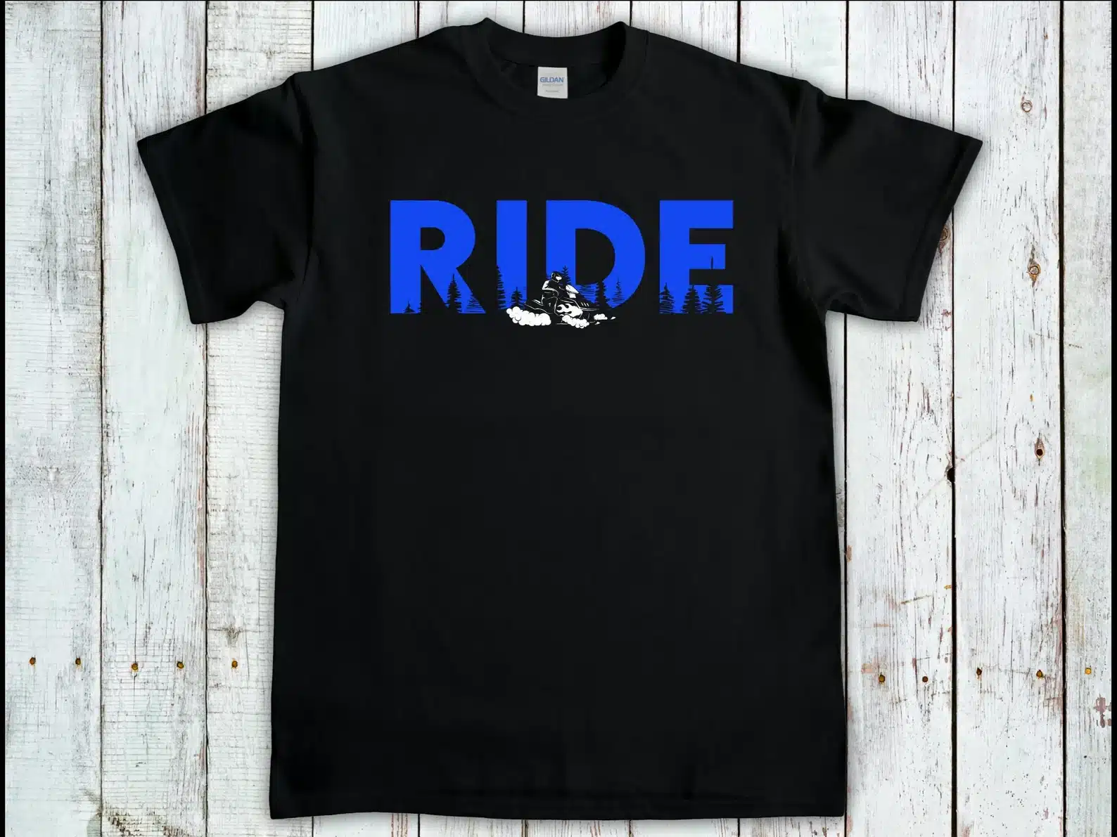 Snowmobile Shirt Ride