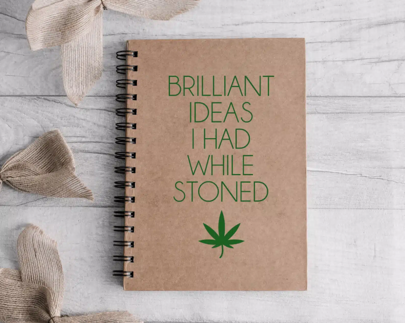 A5 Funny Notebook Stoner Gift