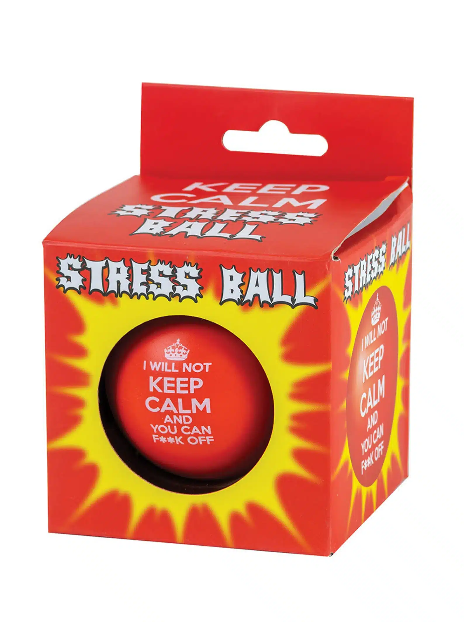 I Will Not Keep Calm Stress Ball