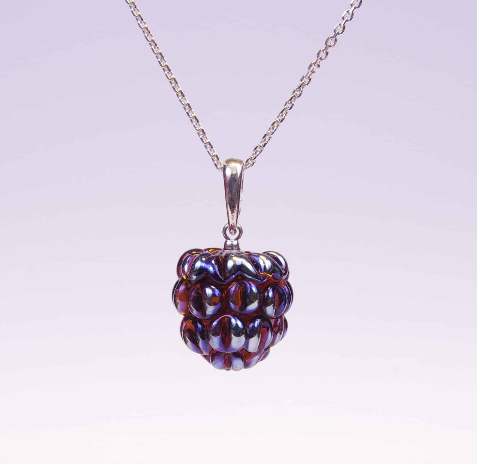 Raspberry Pendant Black Raspberry