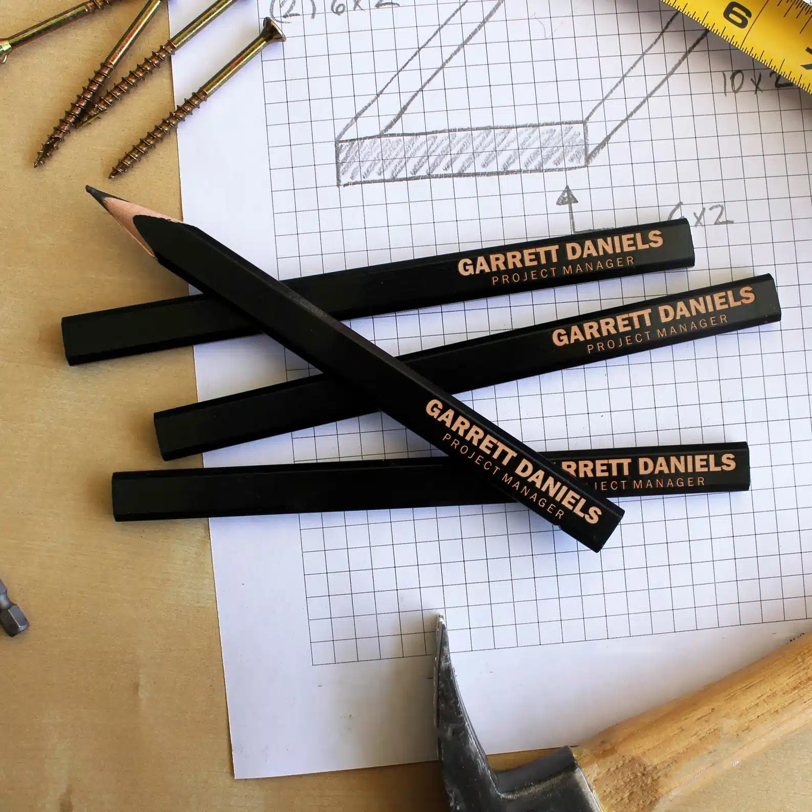 Personalized Carpenter Pencils