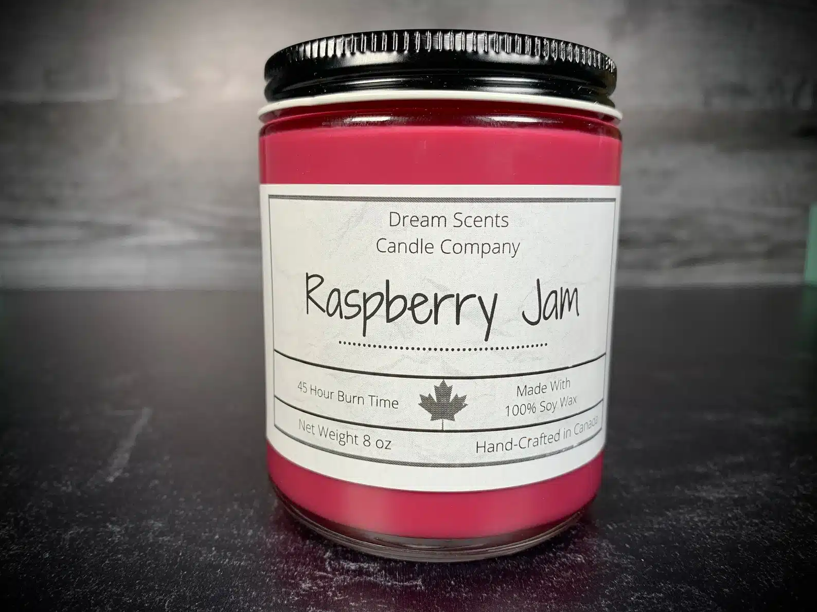 Raspberry Jam Scented Soy Candle