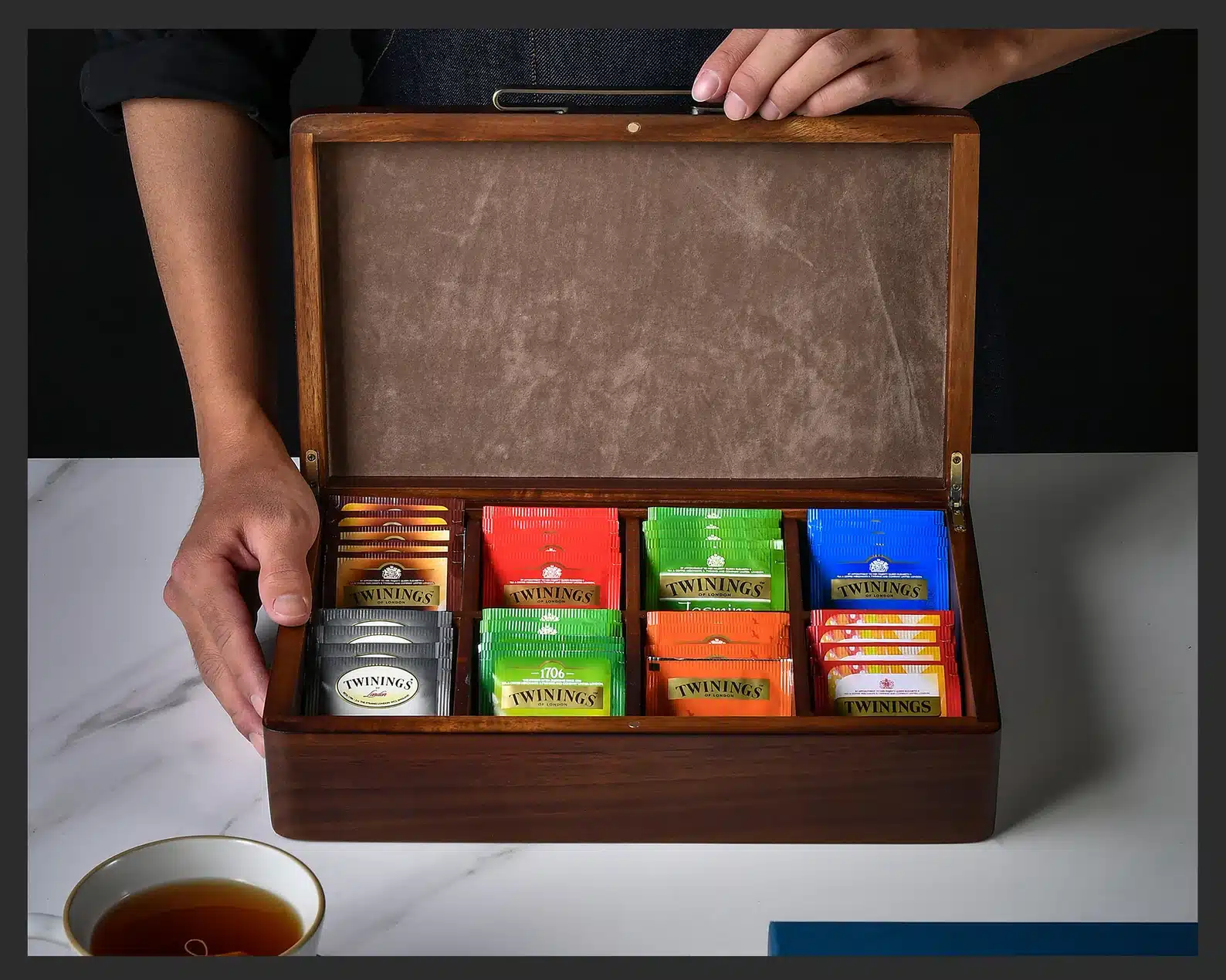 Custom Engraved Tea Box