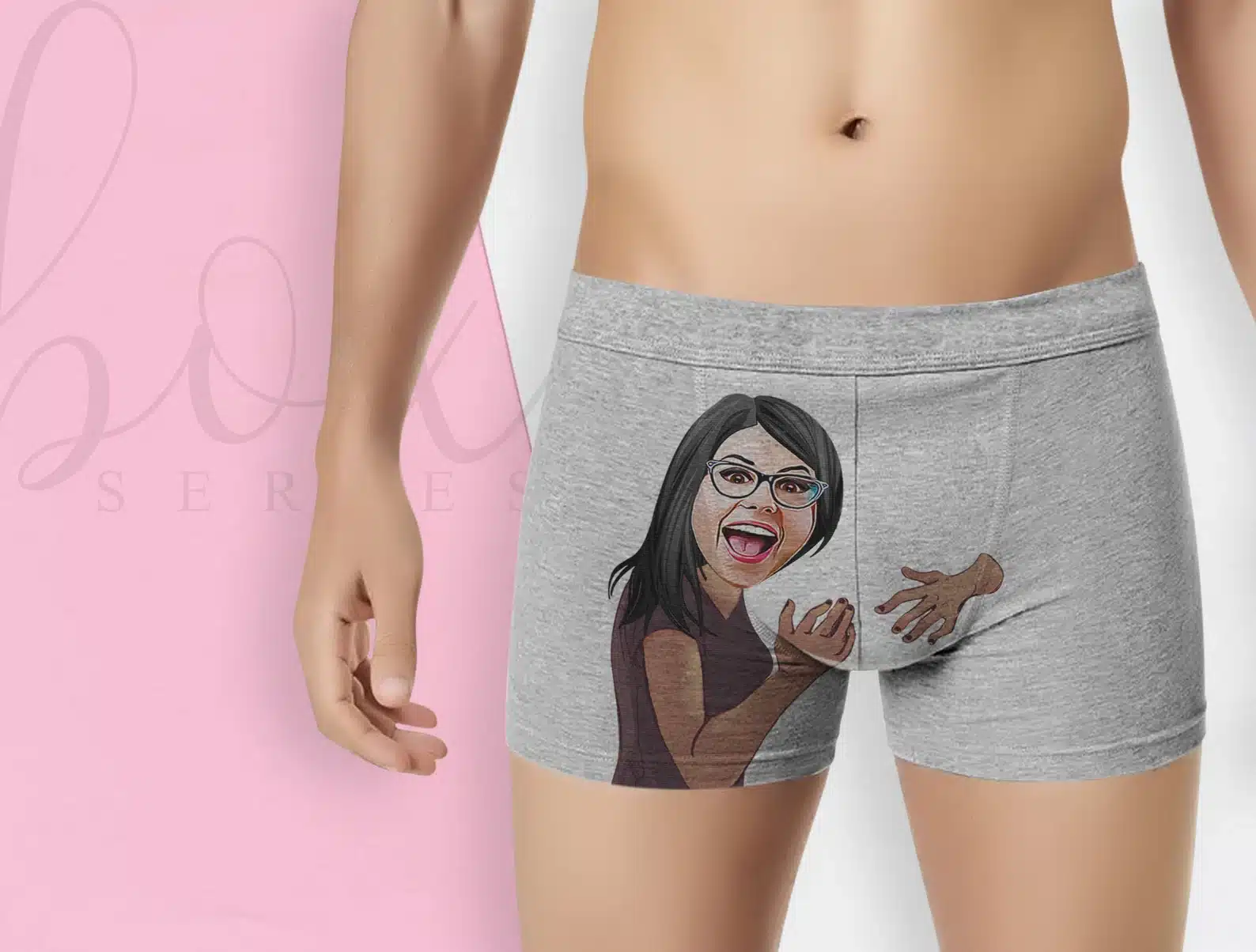 Personalized Naughty Cartooned Boxers