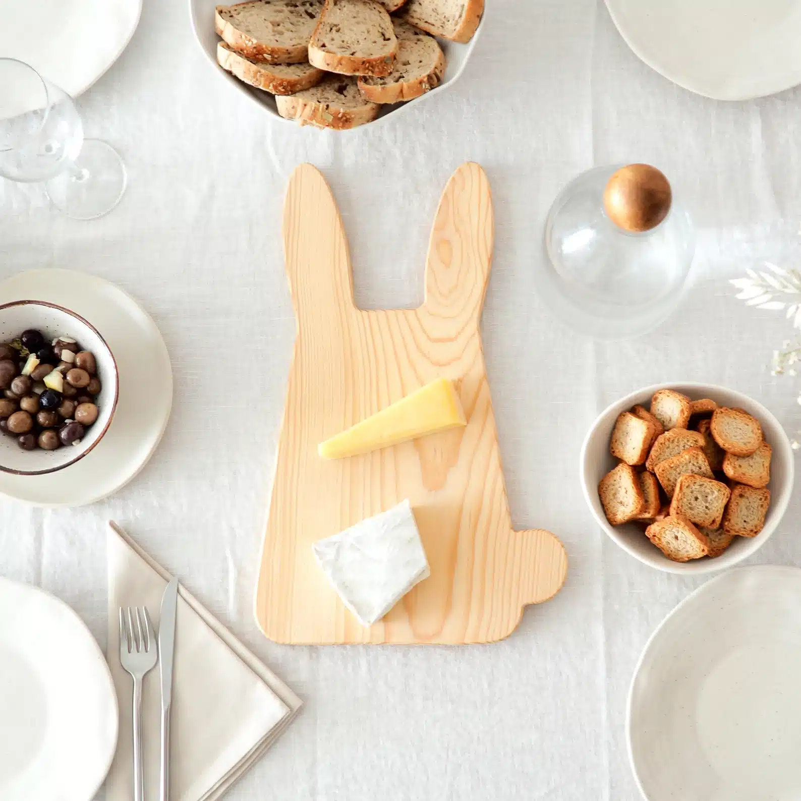 Bunny Cheese Board