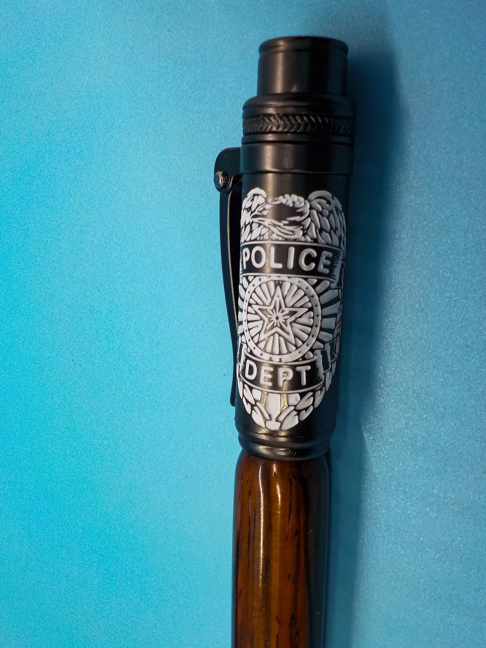 Police Theme Ballpoint Wood Pen