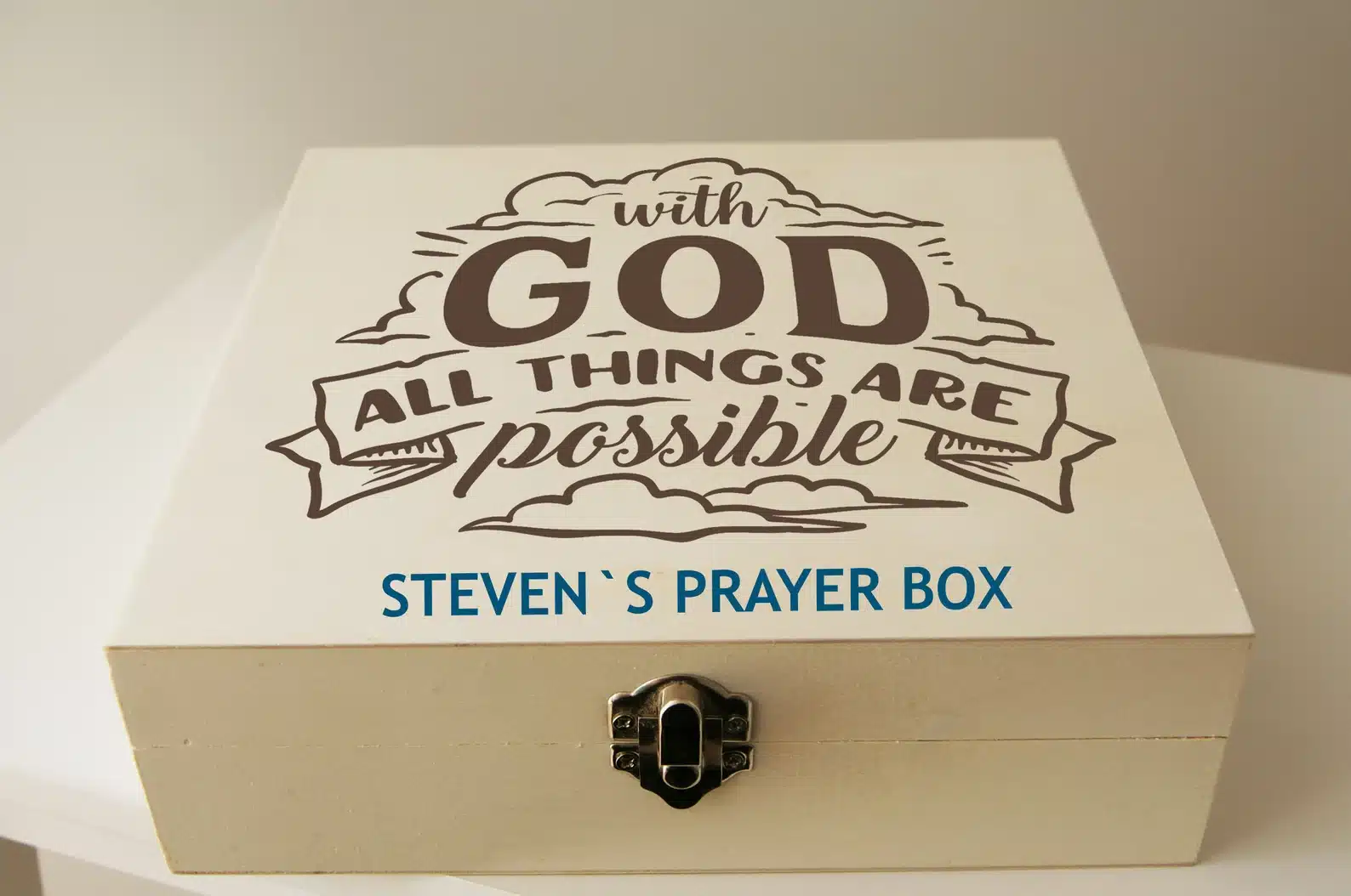 Personalized Prayer Box