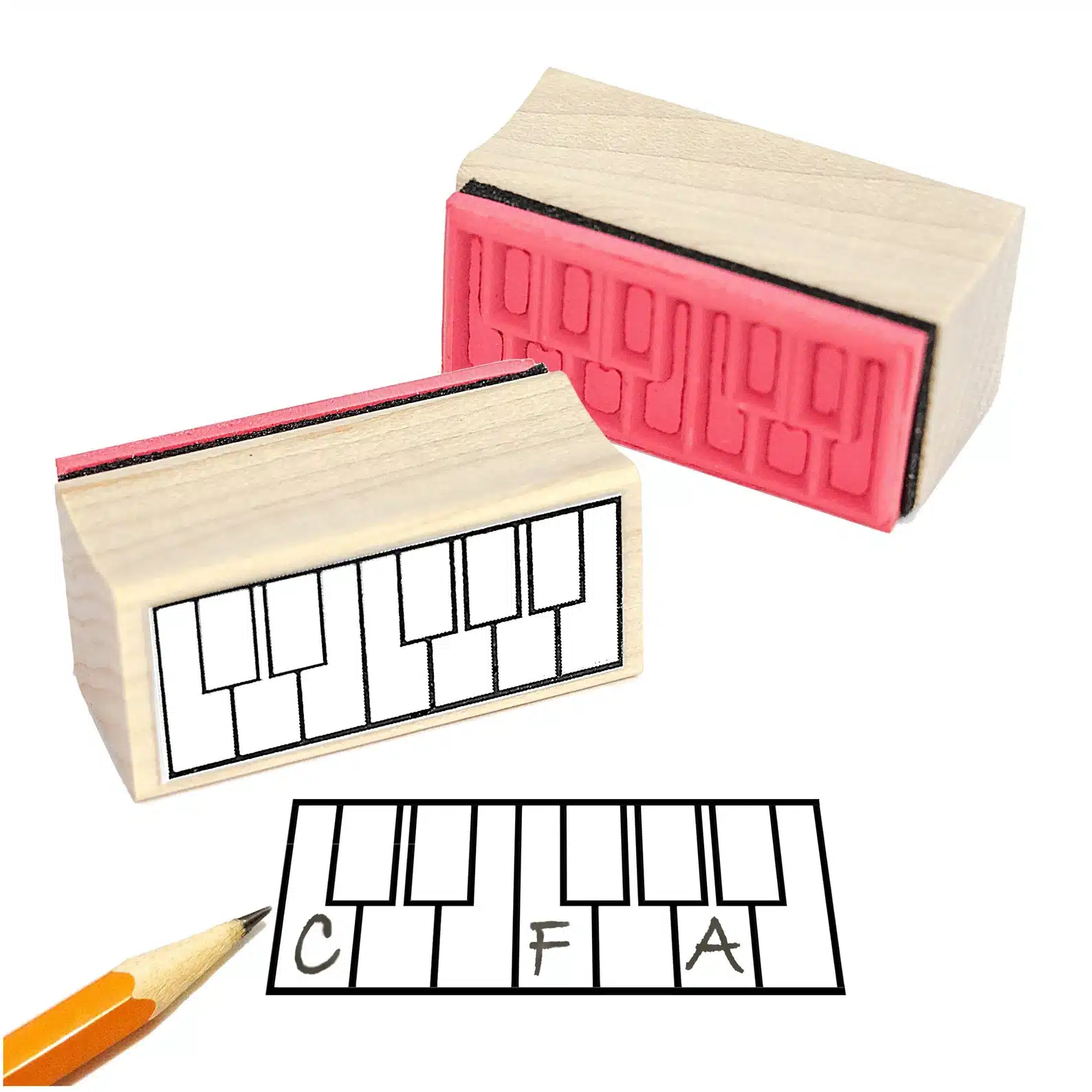 Music Theory Rubber Stamp