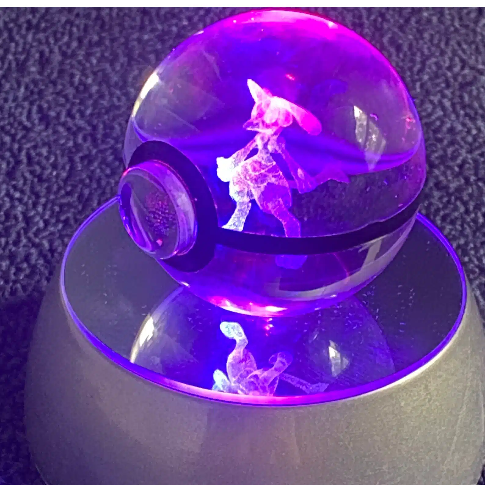 Lucario Pokemon Ball Table Lamp