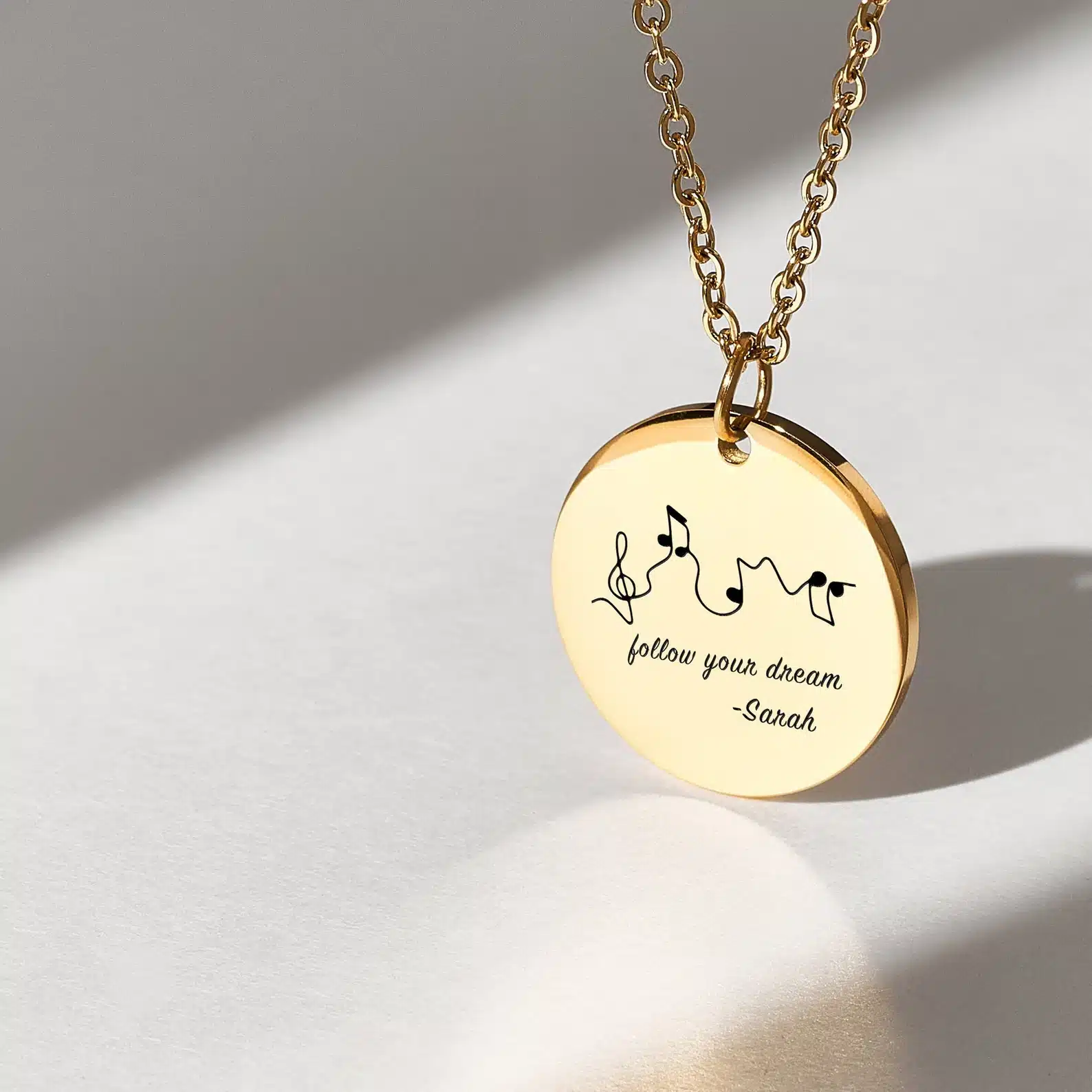 Personalized Music Necklace
