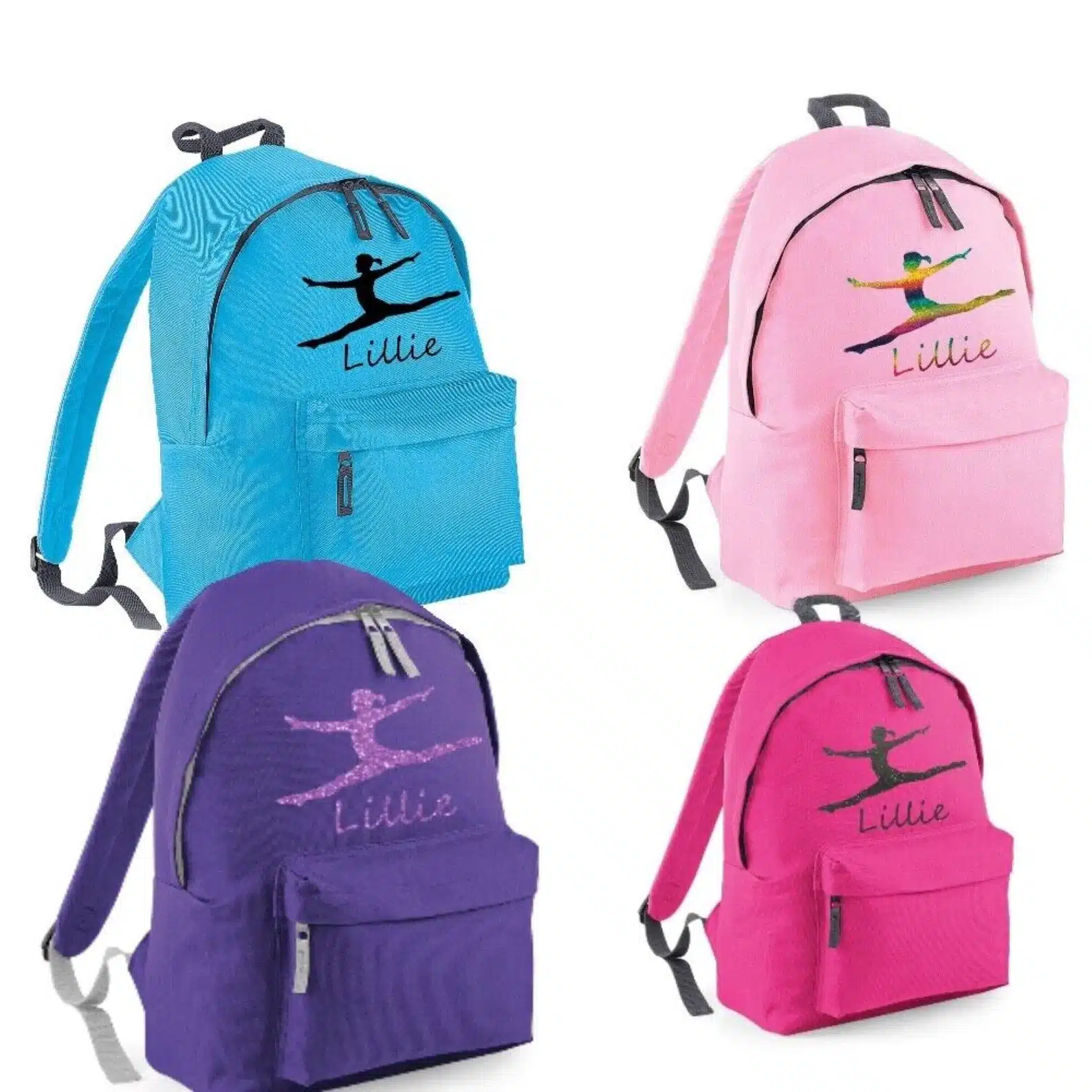 Personalized Gymnastic Printed Backpack