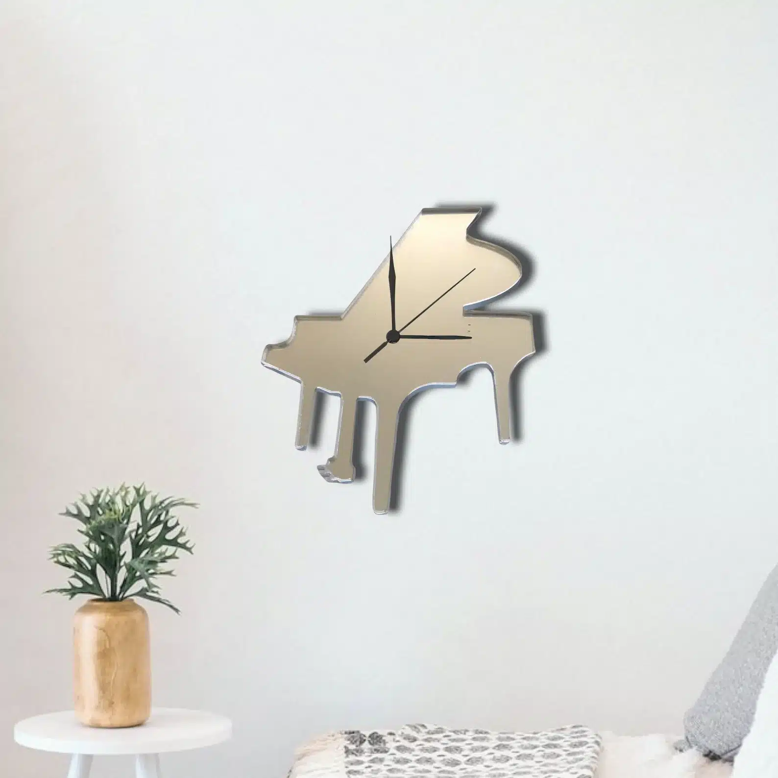 Grand Piano Acrylic Clock