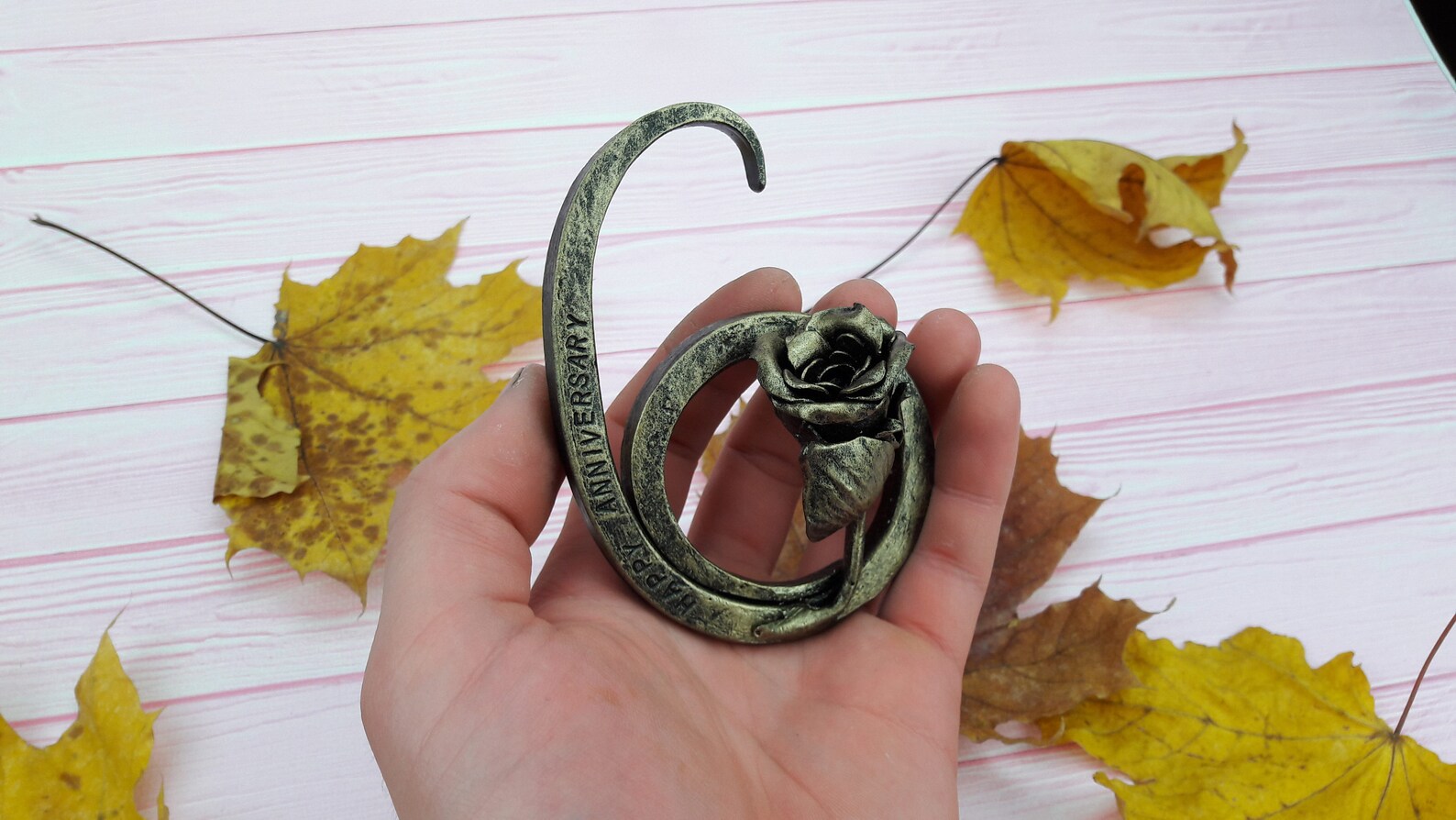 6th Anniversary Gift Iron Jewelry