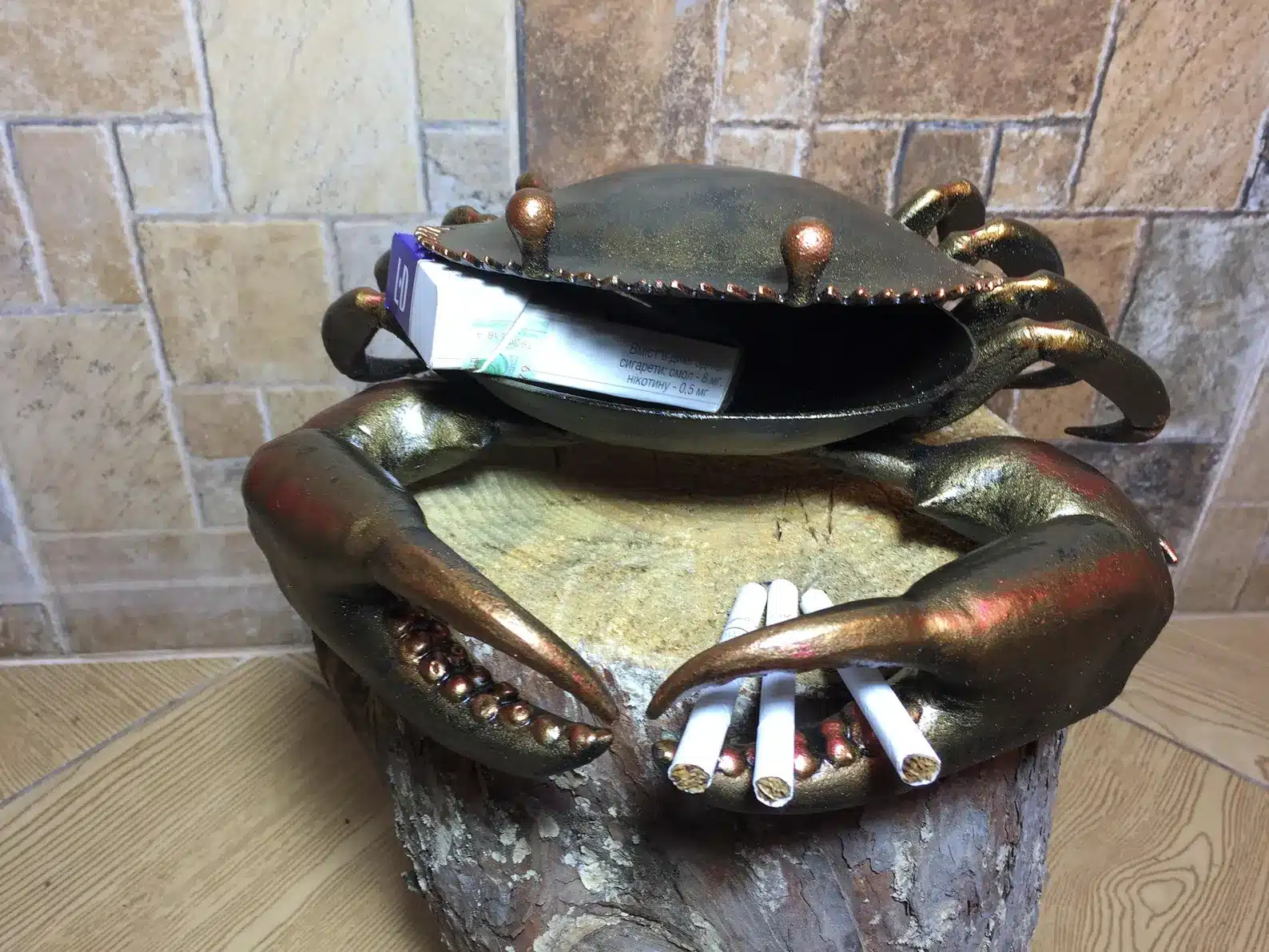 Hand Forged Metal Ashtray